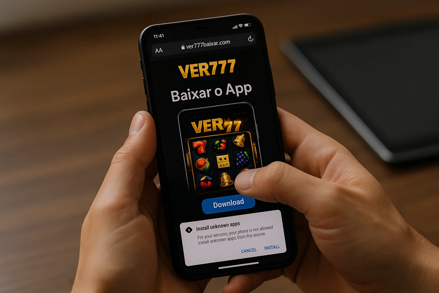 Baixar o VER777 Cassino App