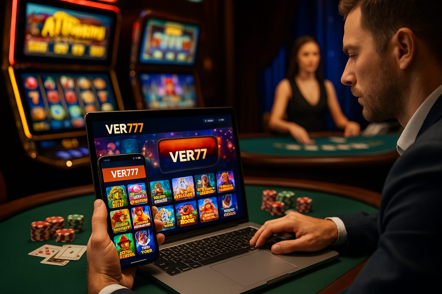 Jogos de cassino online VER777